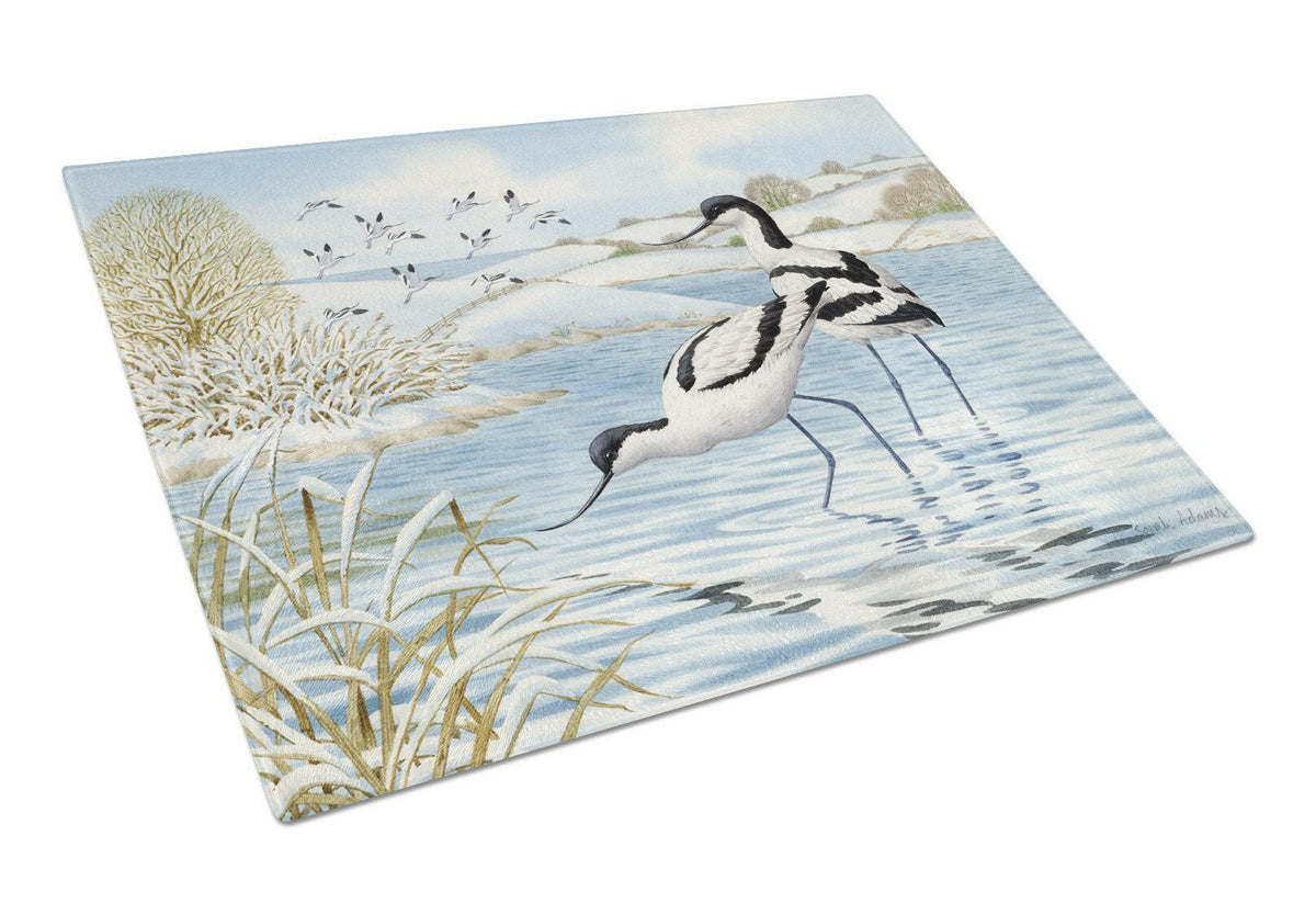 Avocet Glass Cutting Board Large ASA2190LCB by Caroline&#39;s Treasures