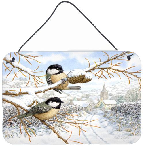 Coal Tits Wall or Door Hanging Prints ASA2192DS812 by Caroline's Treasures