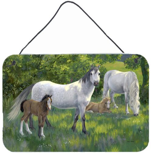 Group of Horses Wall or Door Hanging Prints by Caroline&#39;s Treasures