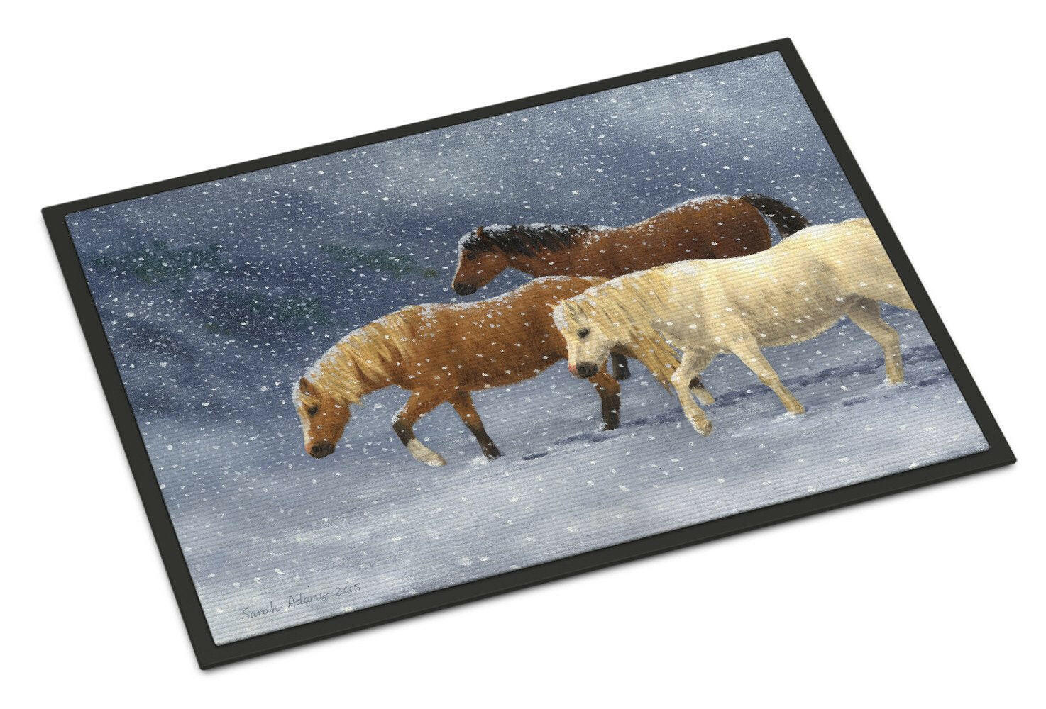 Seeking Shelter Horses Indoor or Outdoor Mat 24x36 ASA2197JMAT - the-store.com