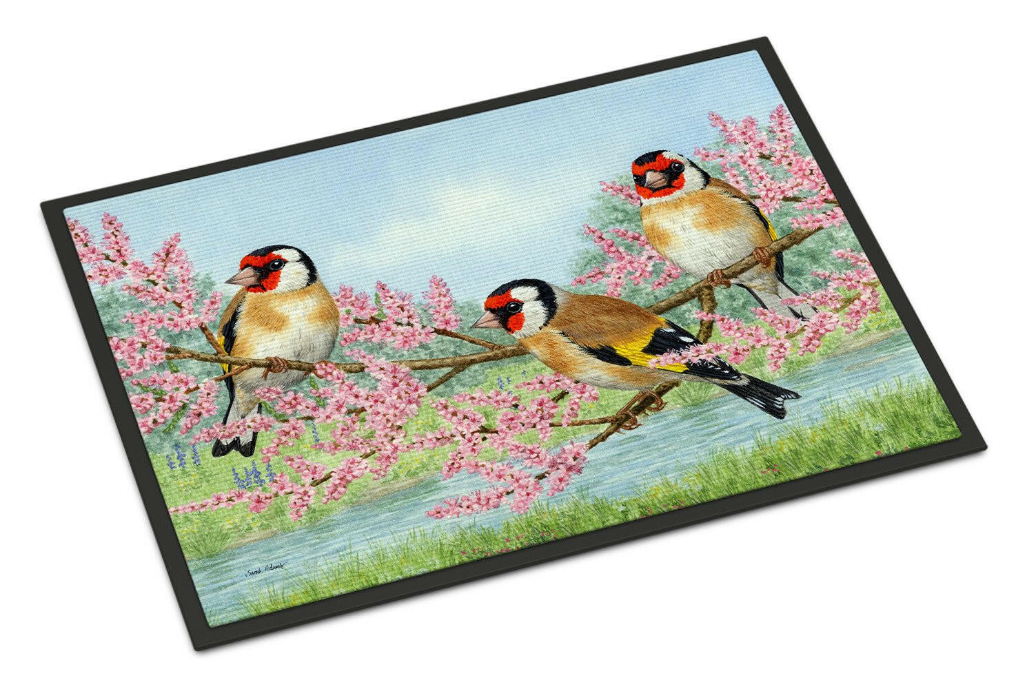 European Goldfinch Indoor or Outdoor Mat 24x36 ASA2202JMAT - the-store.com