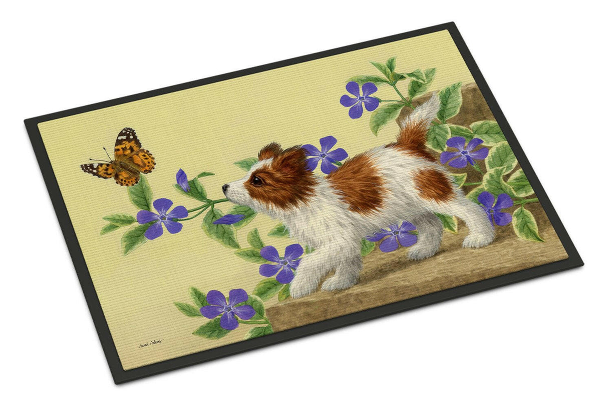 Papillon Pup Indoor or Outdoor Mat 24x36 ASA2204JMAT - the-store.com