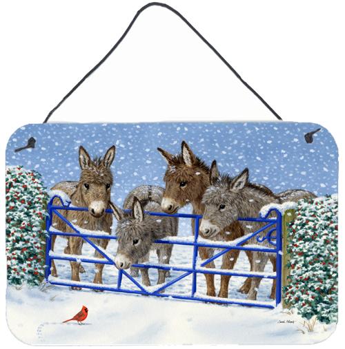 Donkeys and Cardinal Wall or Door Hanging Prints ASA2209DS812 by Caroline's Treasures