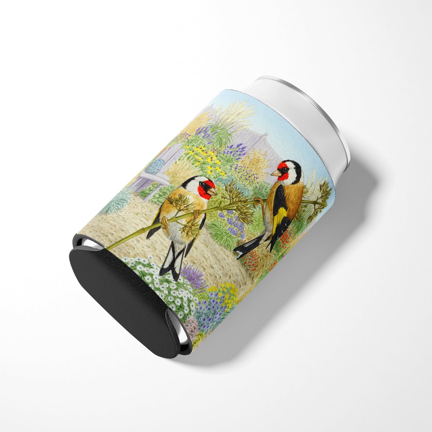 European Goldfinches by Sarah Adams Can or Bottle Hugger ASAD0691CC.