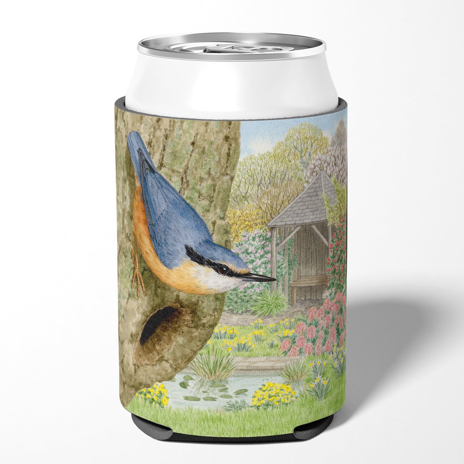 Nuthatch by Sarah Adams Can or Bottle Hugger ASAD0696CC.