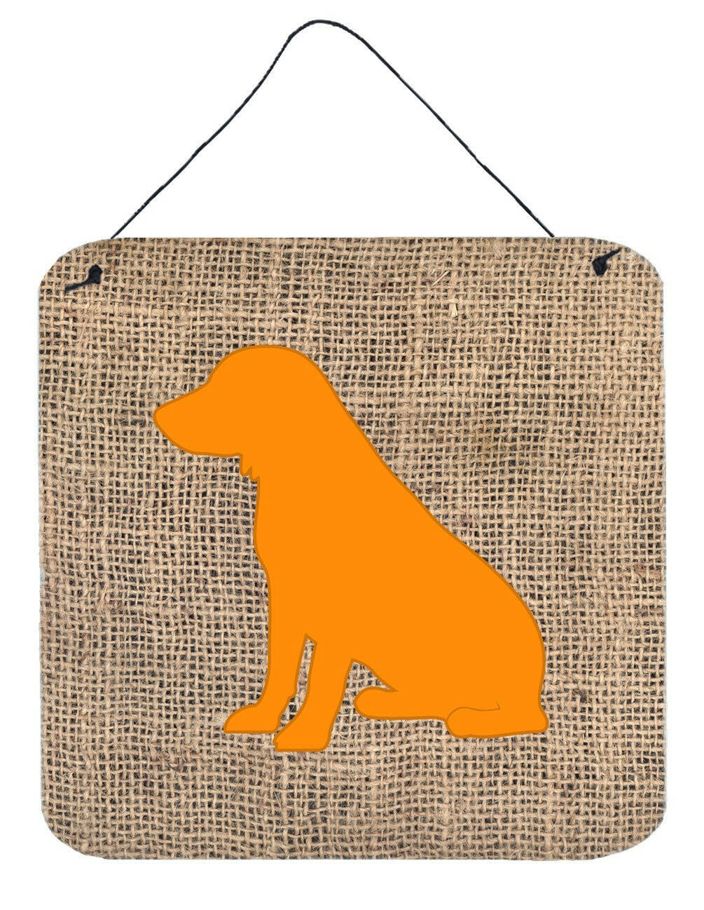 Boykin Spaniel Burlap and Orange Wall or Door Hanging Prints BB1070 by Caroline's Treasures