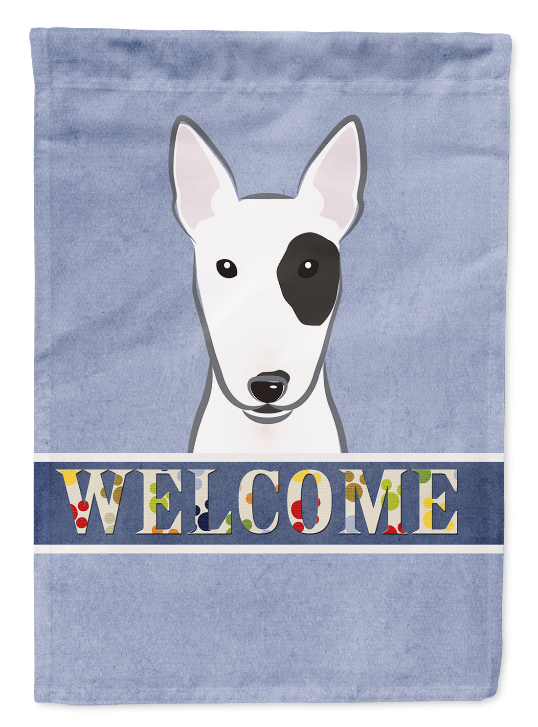 Bull Terrier Welcome Flag Garden Size BB1395GF.