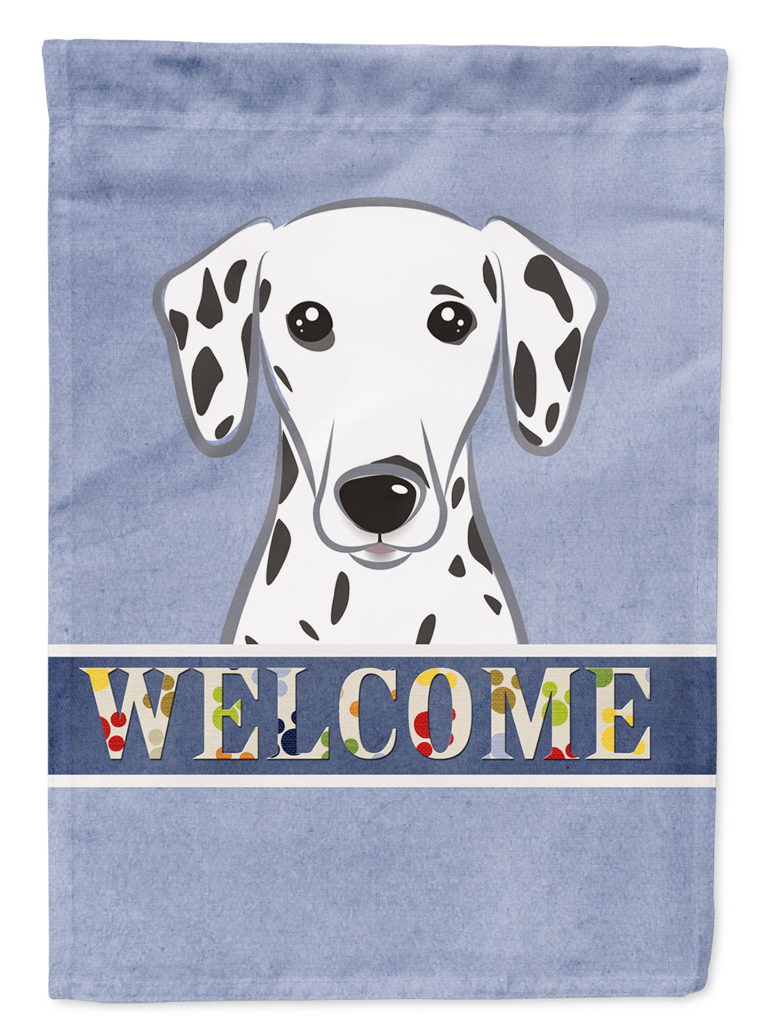 Dalmatian Welcome Flag Garden Size BB1396GF.