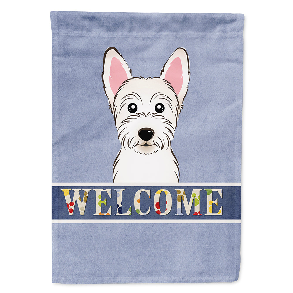 Westie Welcome Flag Canvas House Size BB1412CHF  the-store.com.