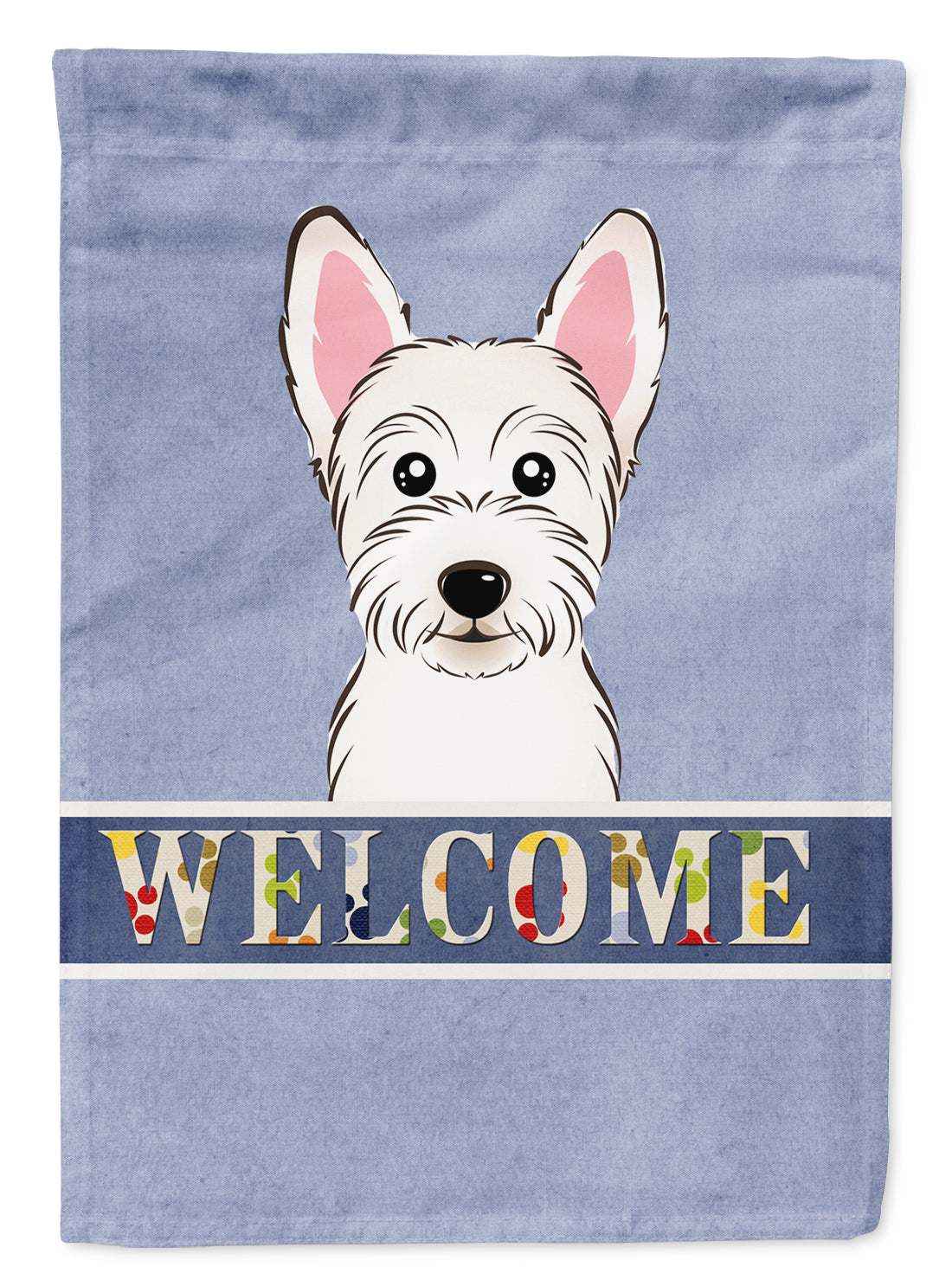 Westie Welcome Flag Garden Size BB1412GF.