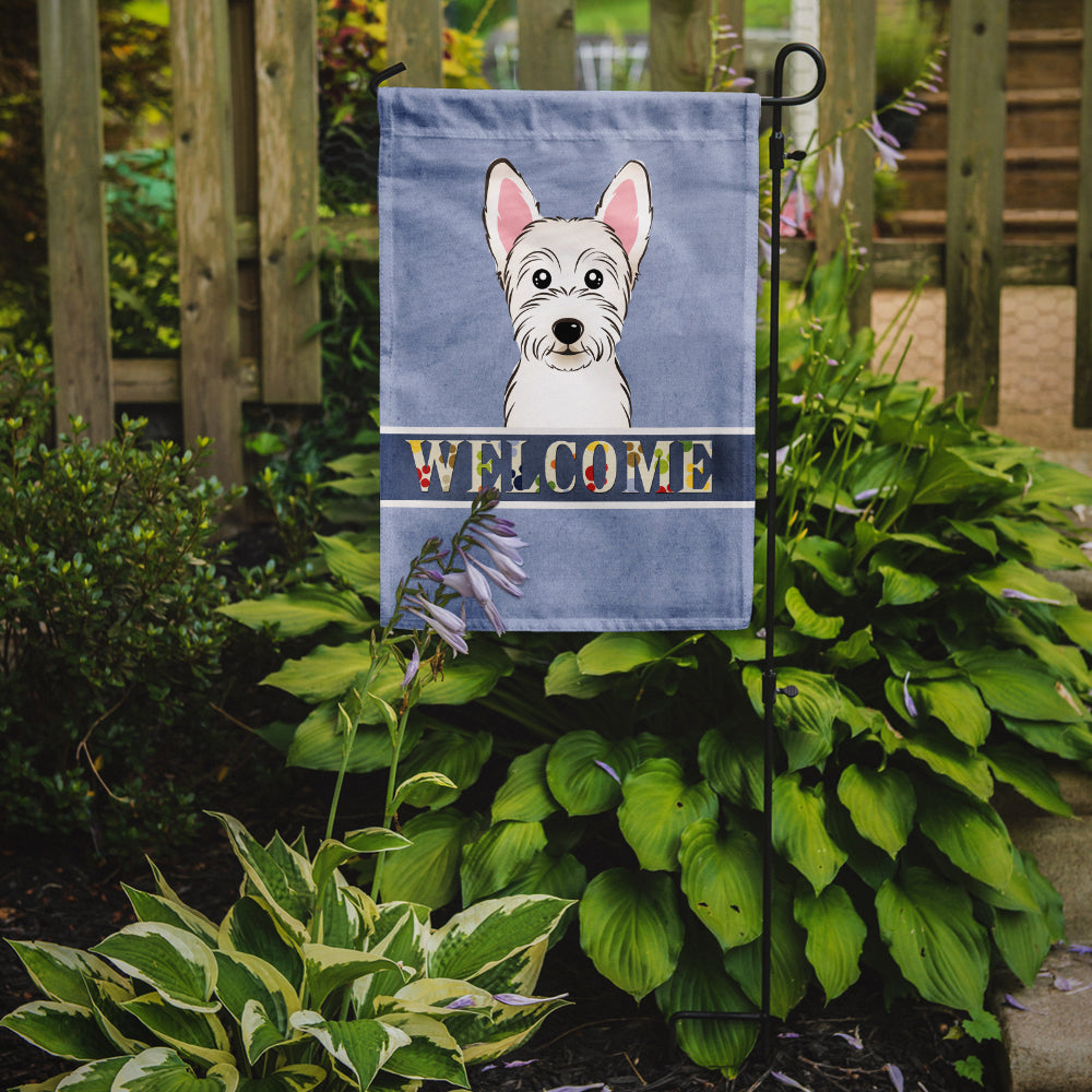 Westie Welcome Flag Garden Size BB1412GF.