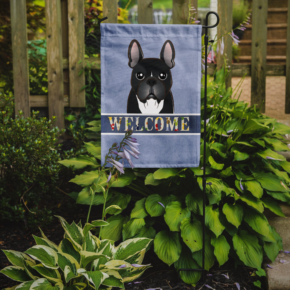 French Bulldog Welcome Flag Garden Size BB1413GF.