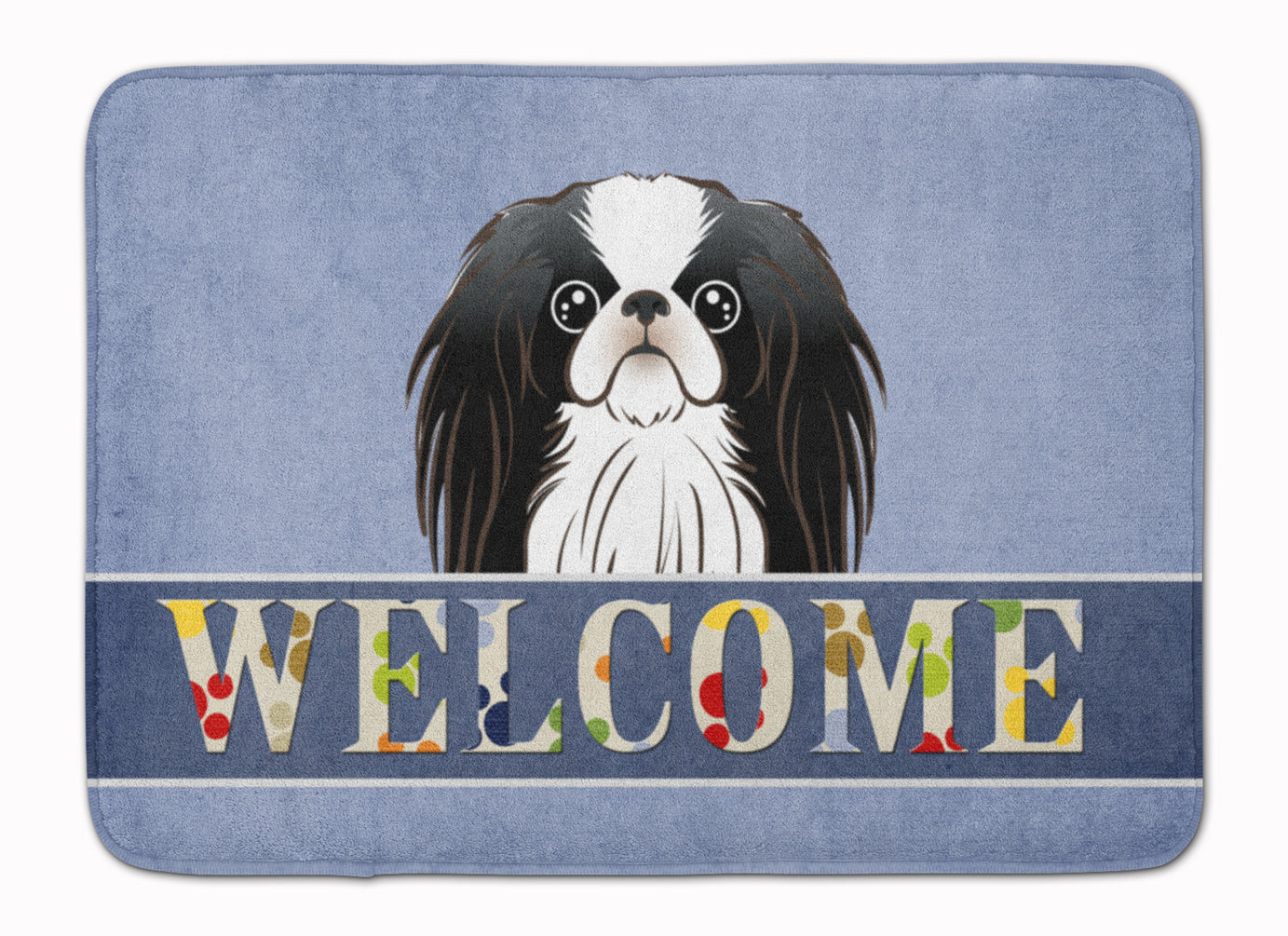 Japanese Chin Welcome Machine Washable Memory Foam Mat BB1416RUG - the-store.com