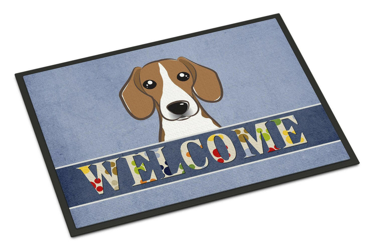 Beagle Welcome Indoor or Outdoor Mat 24x36 BB1425JMAT - the-store.com