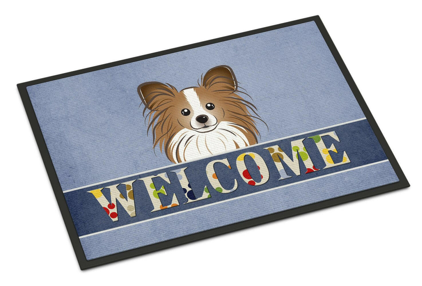 Papillon Welcome Indoor or Outdoor Mat 24x36 BB1434JMAT - the-store.com