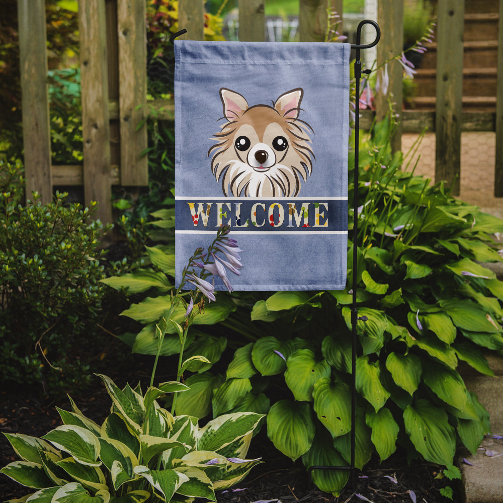 Chihuahua Welcome Flag Garden Size BB1437GF.