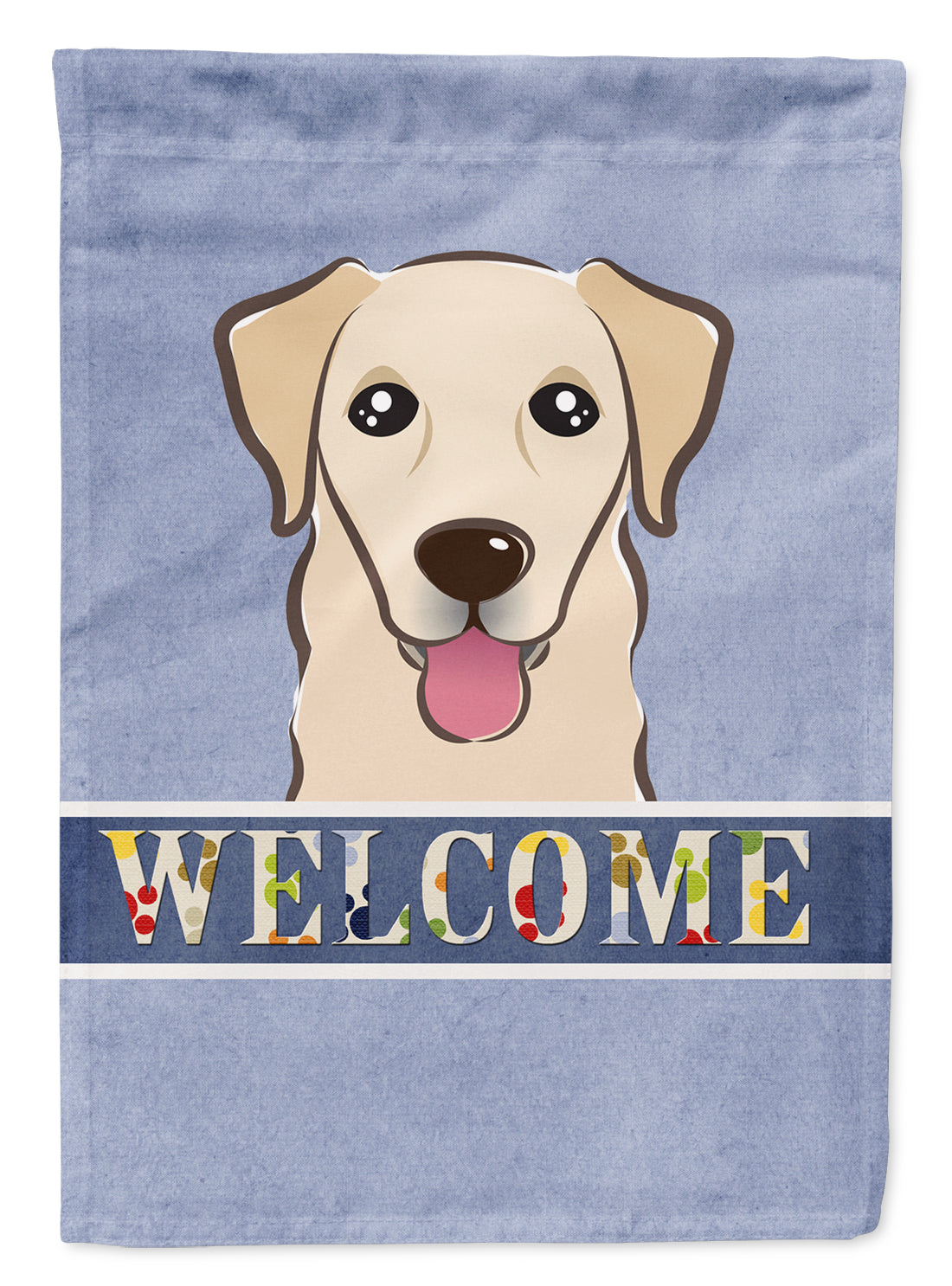 Golden Retriever Welcome Flag Garden Size BB1438GF.