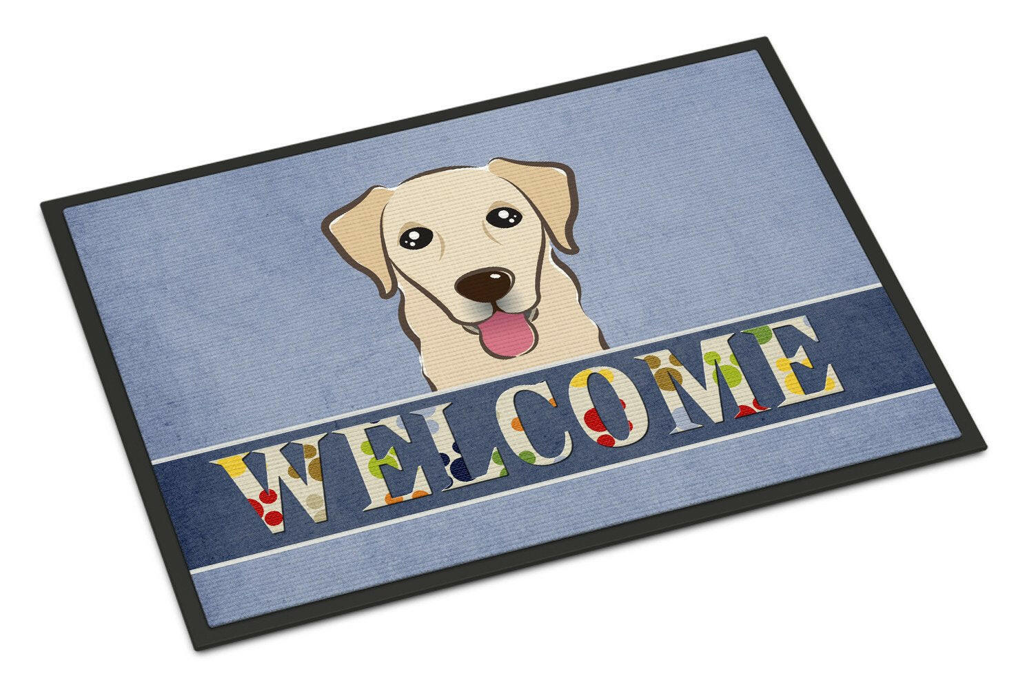 Golden Retriever Welcome Indoor or Outdoor Mat 18x27 BB1438MAT - the-store.com