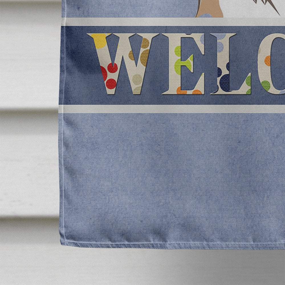 Sable Corgi Welcome Flag Canvas House Size BB1439CHF  the-store.com.