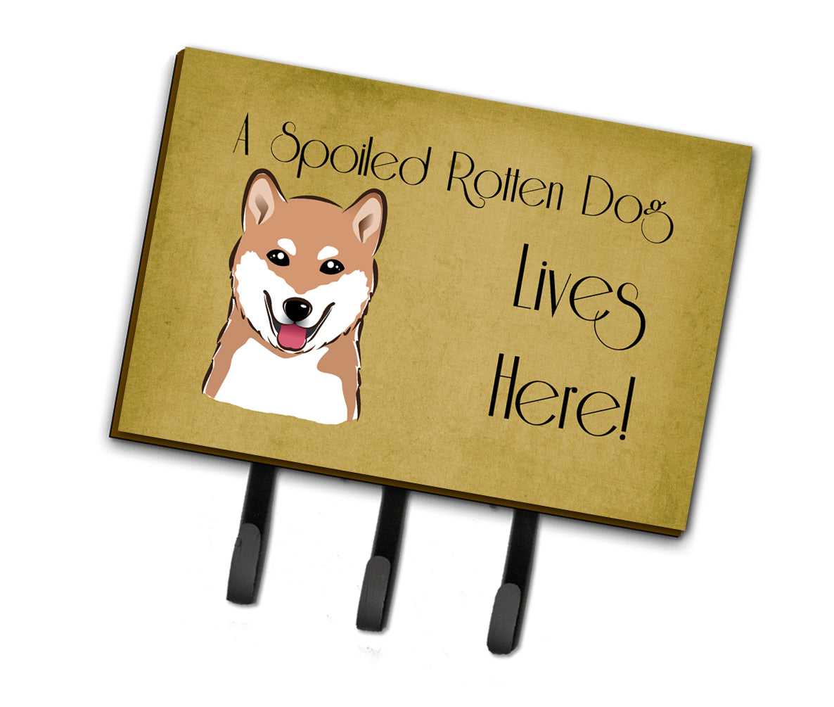 Shiba Inu Spoiled Dog Lives Here Leash or Key Holder BB1473TH68  the-store.com.