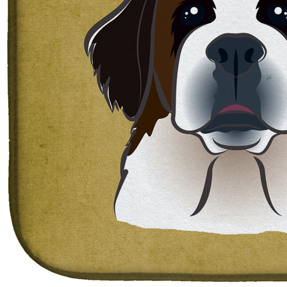 Saint Bernard Spoiled Dog Lives Here Dish Drying Mat BB1494DDM  the-store.com.