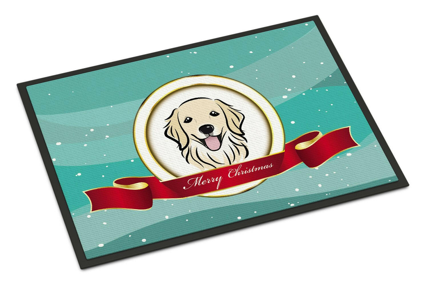 Golden Retriever Merry Christmas Indoor or Outdoor Mat 18x27 BB1515MAT - the-store.com