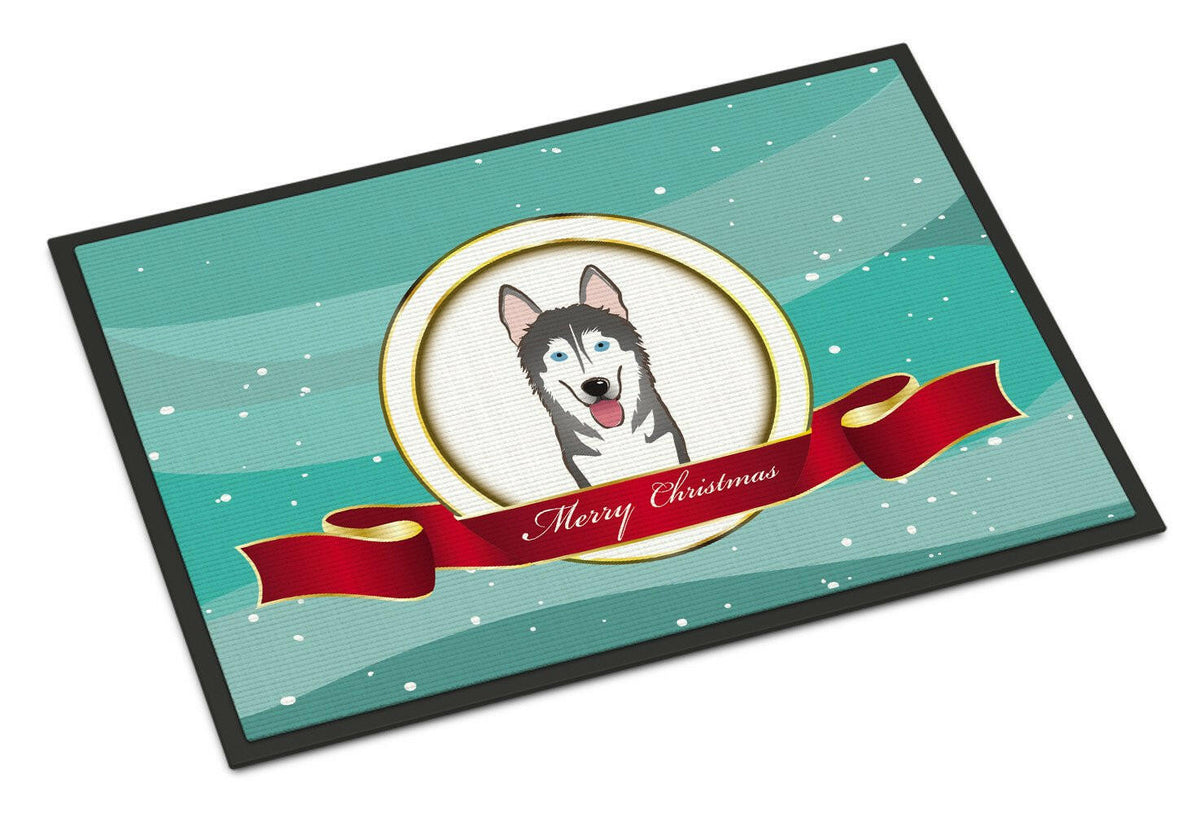 Alaskan Malamute Merry Christmas Indoor or Outdoor Mat 24x36 BB1528JMAT - the-store.com