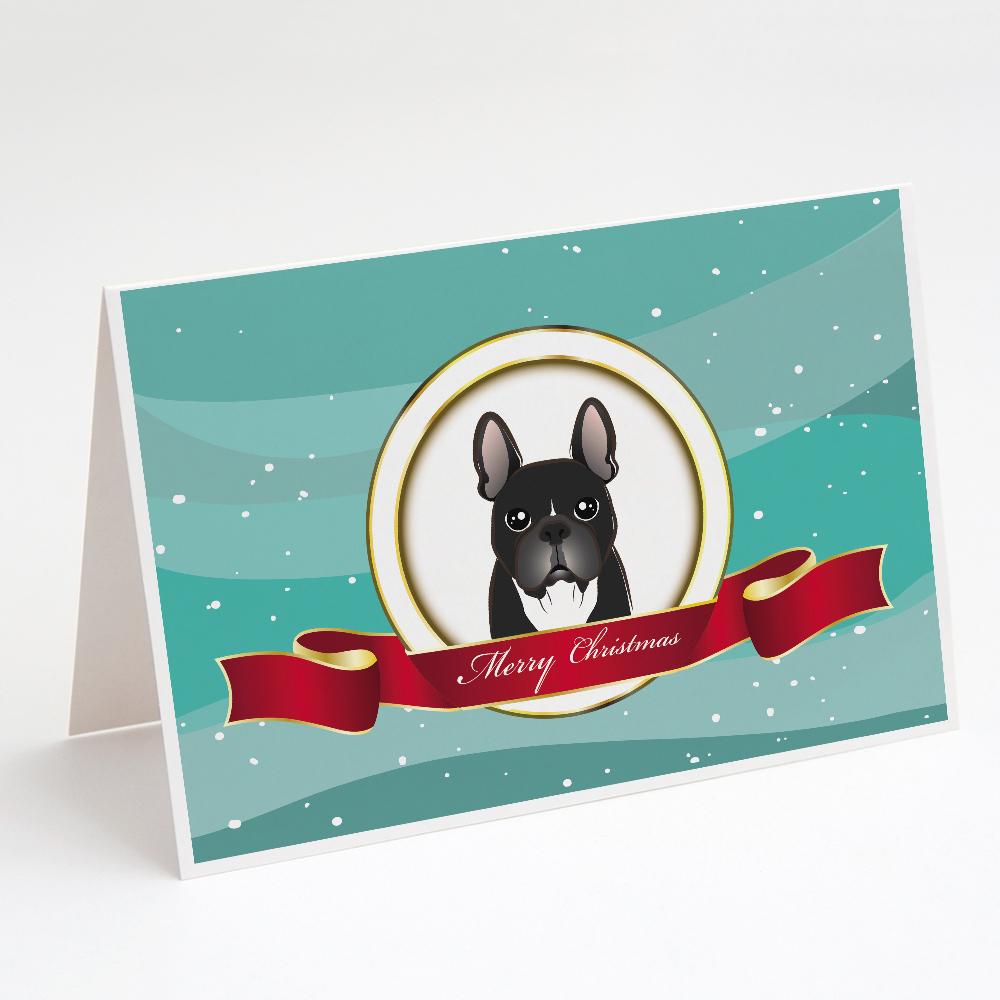 Buy this French Bulldog Merry Christmas Greeting Cards and Envelopes Pack of 8