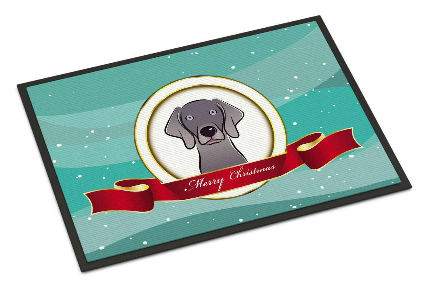 Weimaraner Merry Christmas Indoor or Outdoor Mat 24x36 BB1541JMAT - the-store.com