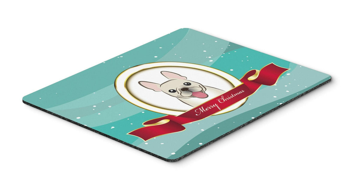 French Bulldog Merry Christmas Mouse Pad, Hot Pad or Trivet BB1548MP by Caroline&#39;s Treasures