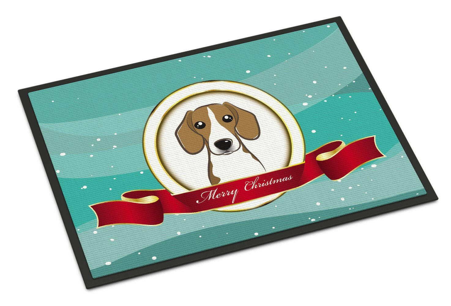 Beagle Merry Christmas Indoor or Outdoor Mat 24x36 BB1549JMAT - the-store.com