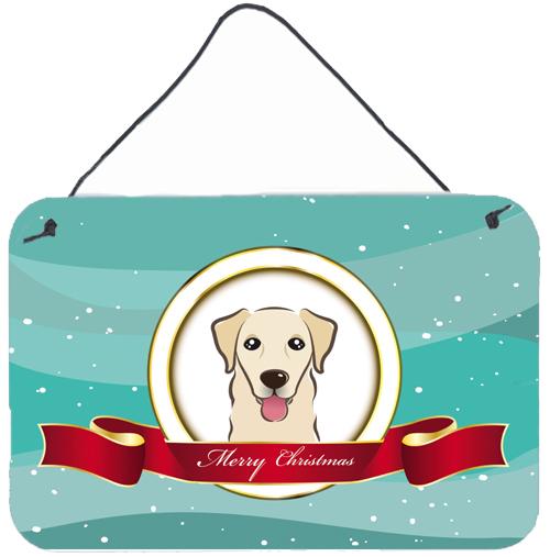 Golden Retriever Merry Christmas Wall or Door Hanging Prints BB1562DS812 by Caroline&#39;s Treasures