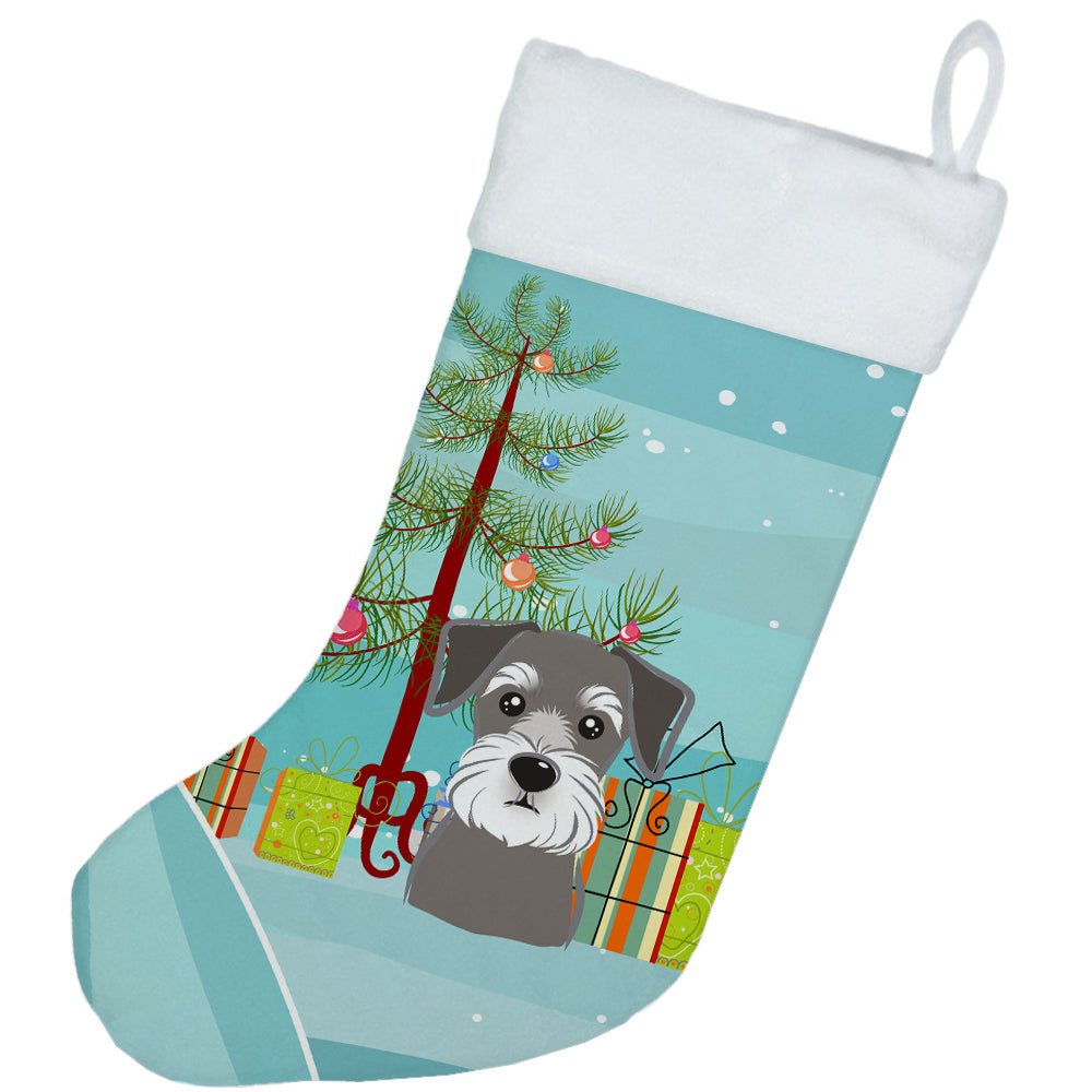 Christmas Tree and Schnauzer Christmas Stocking BB1578CS  the-store.com.