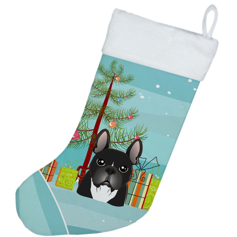 Christmas Tree and French Bulldog Christmas Stocking BB1599CS  the-store.com.