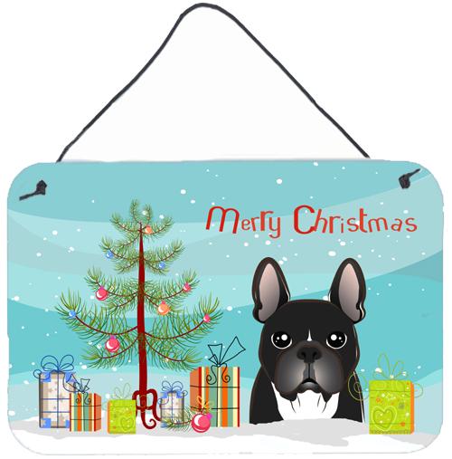 Christmas Tree and French Bulldog Wall or Door Hanging Prints by Caroline's Treasures