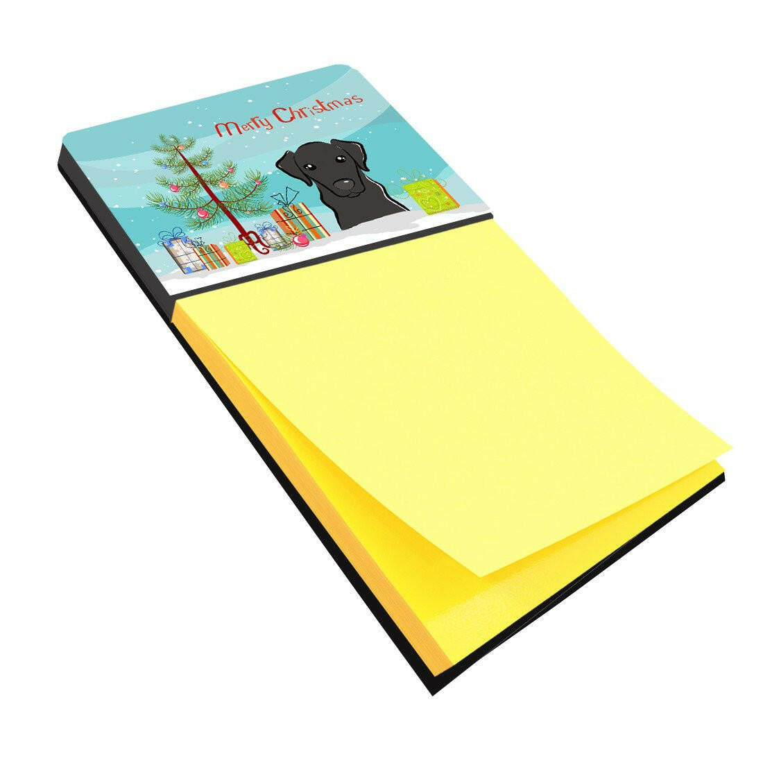 Christmas Tree and Black Labrador Sticky Note Holder BB1607SN by Caroline's Treasures