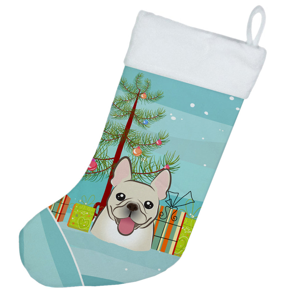 Christmas Tree and French Bulldog Christmas Stocking BB1610CS  the-store.com.