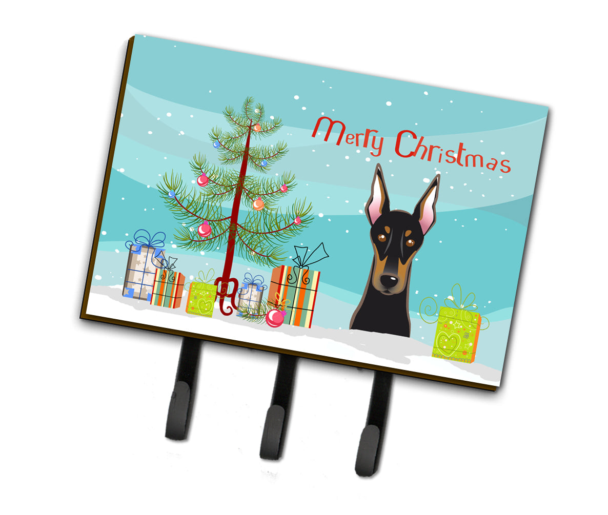 Christmas Tree and Doberman Leash or Key Holder BB1617TH68  the-store.com.