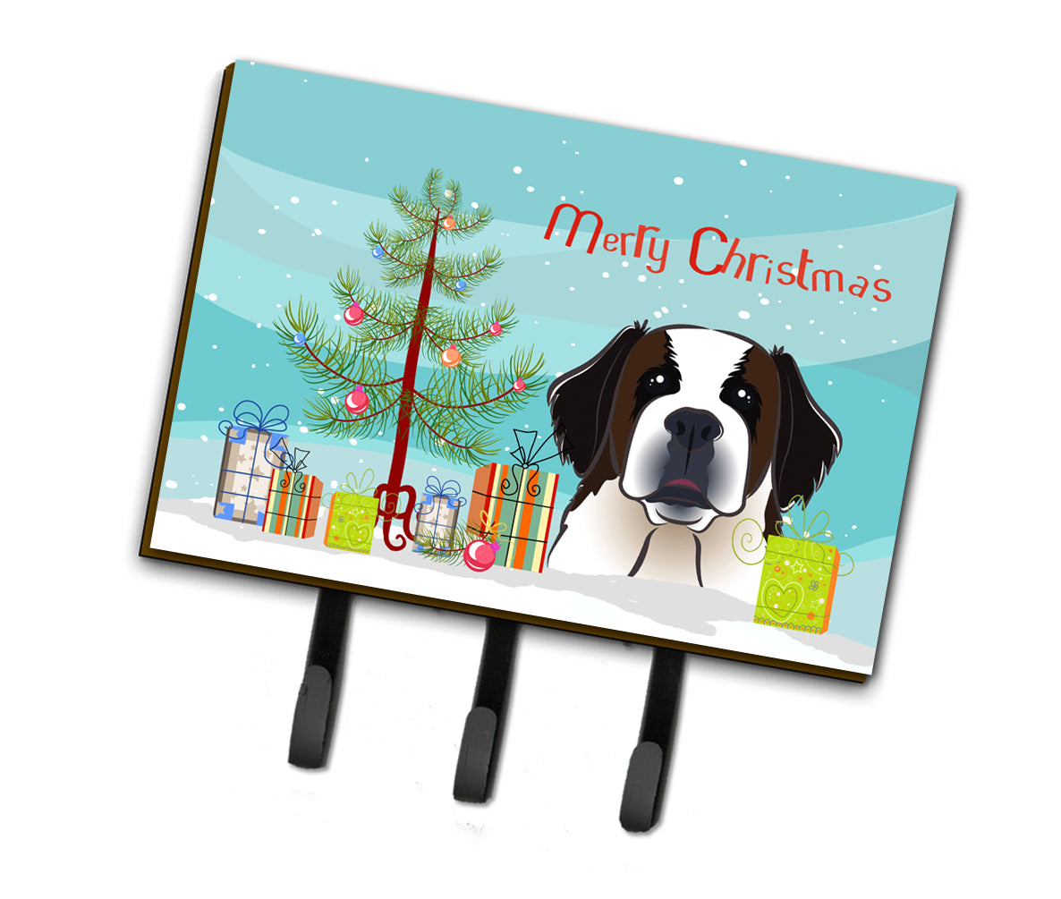 Christmas Tree and Saint Bernard Leash or Key Holder BB1618TH68  the-store.com.