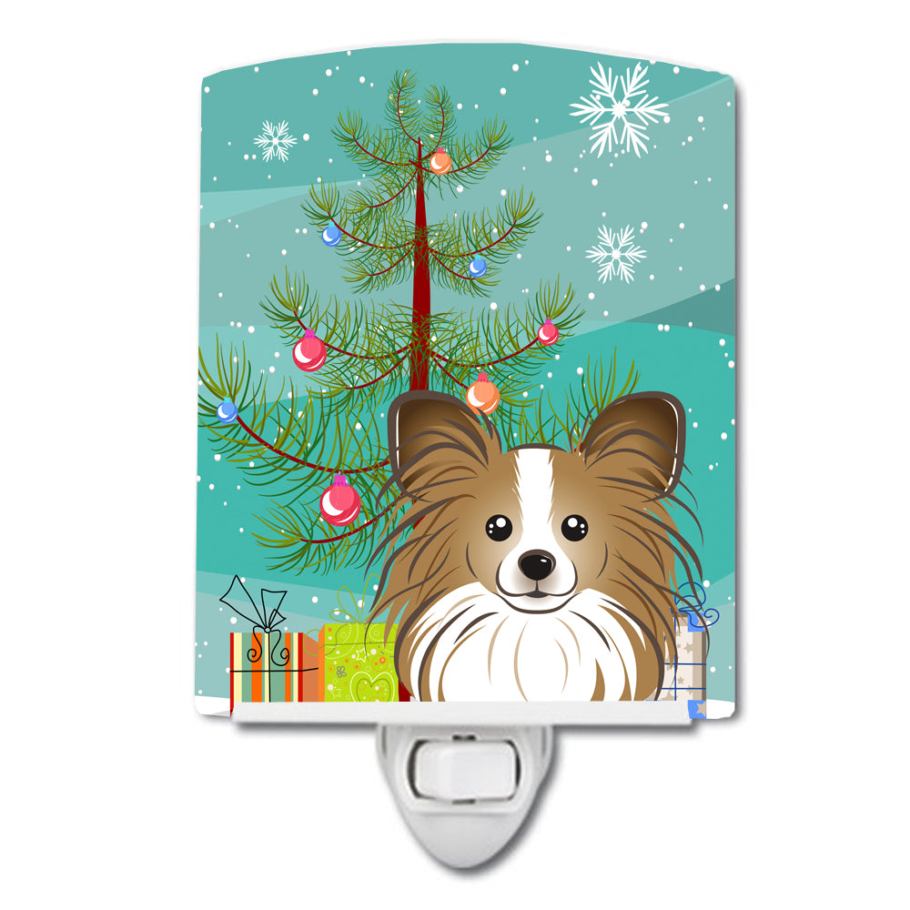 Christmas Tree and Papillon Ceramic Night Light BB1620CNL - the-store.com