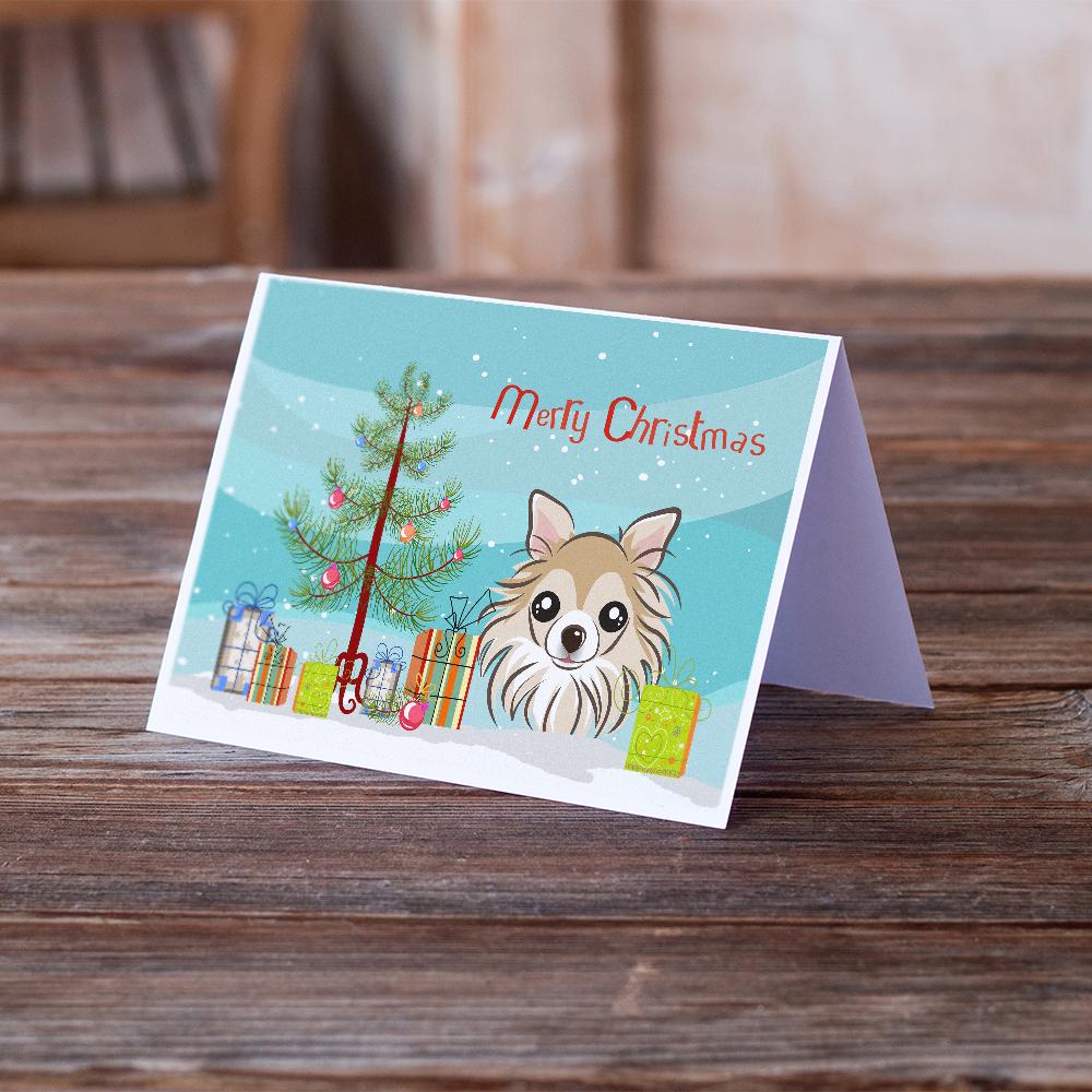 Buy this Christmas Tree and Chihuahua Greeting Cards and Envelopes Pack of 8