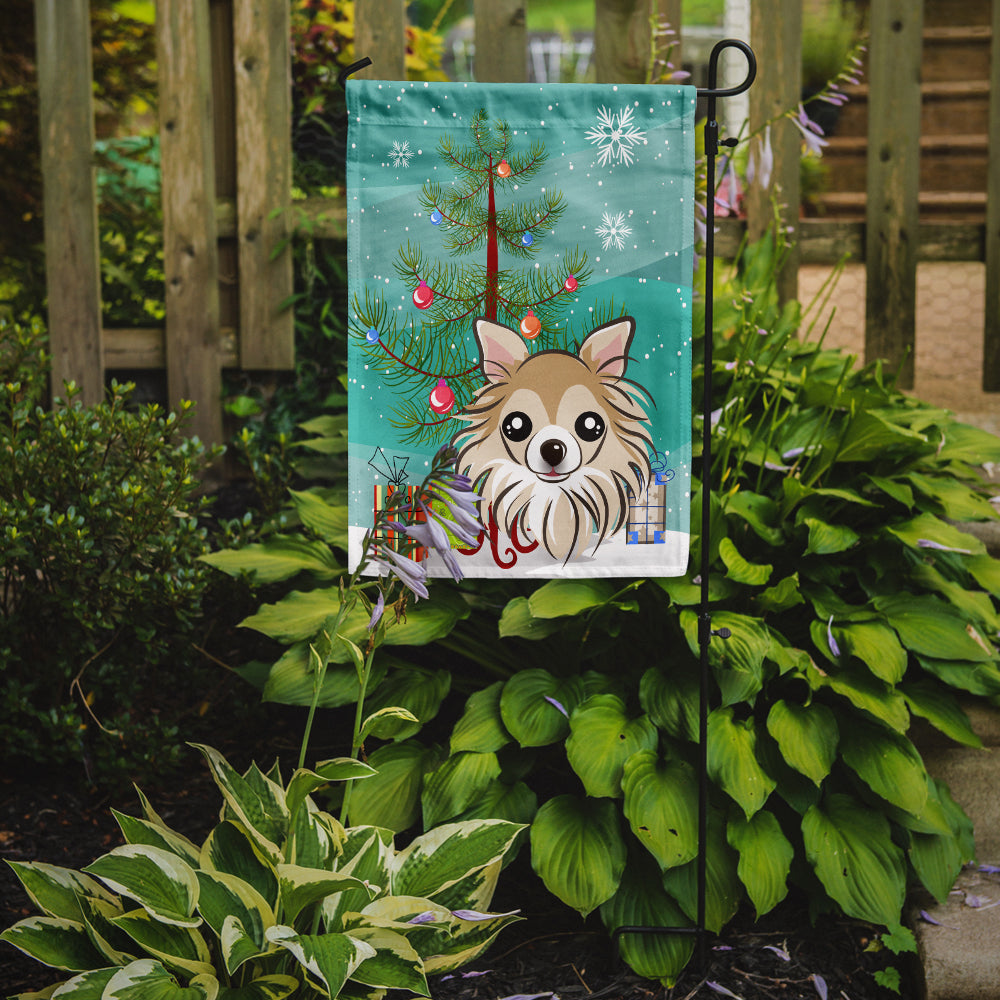 Christmas Tree and Chihuahua Flag Garden Size BB1623GF.