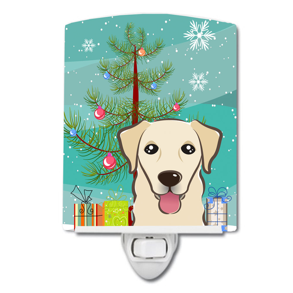 Christmas Tree and Golden Retriever Ceramic Night Light BB1624CNL - the-store.com