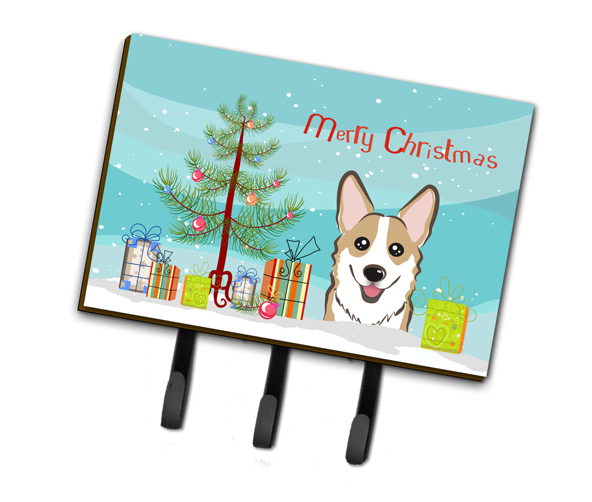 Christmas Tree and Sable Corgi Leash or Key Holder BB1625TH68  the-store.com.