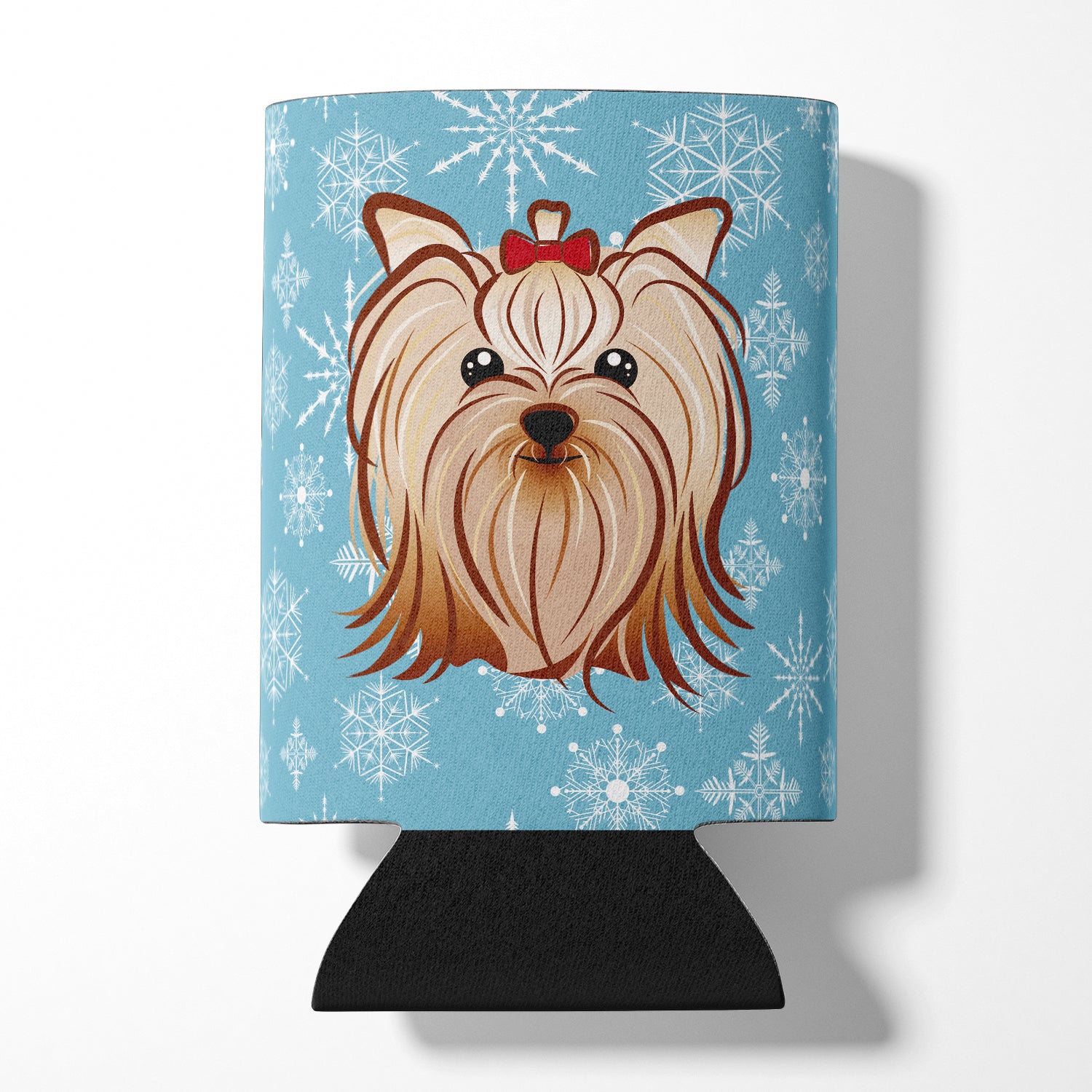 Snowflake Yorkie Yorkshire Terrier Can or Bottle Hugger BB1638CC.