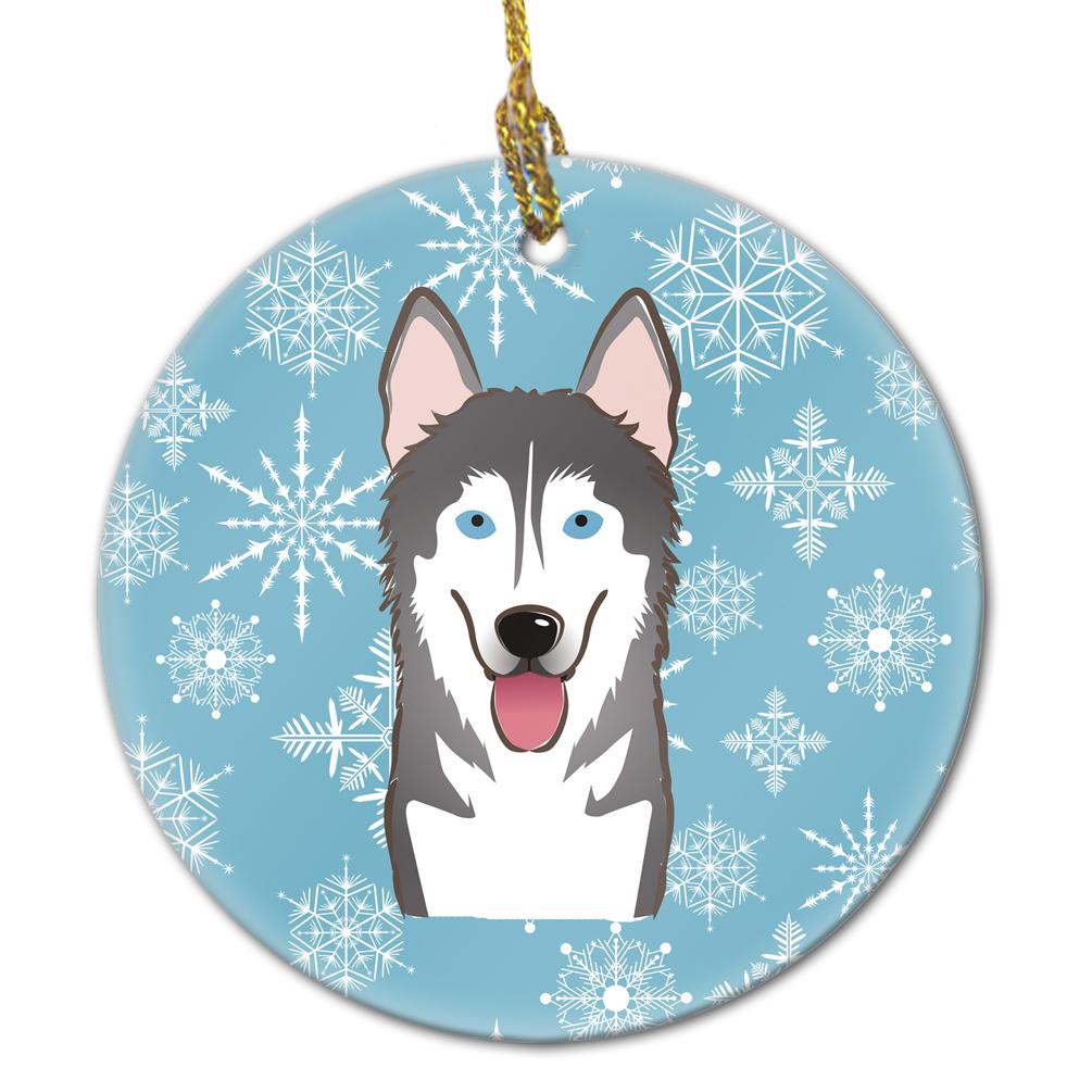 Snowflake Alaskan Malamute Ceramic Ornament BB1652CO1 by Caroline's Treasures