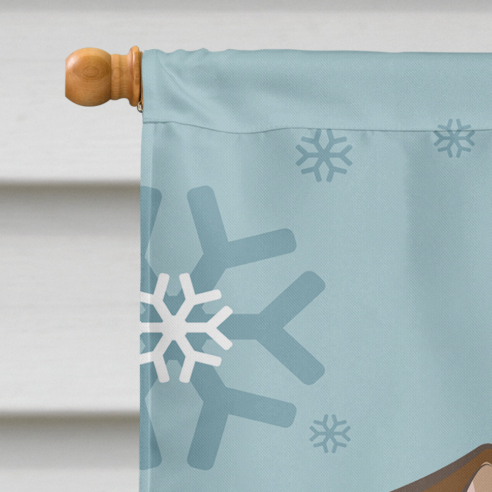 Winter Holiday Jack Russell Terrier Flag Canvas House Size BB1698CHF  the-store.com.