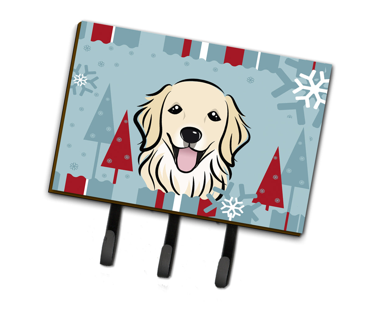 Winter Holiday Golden Retriever Leash or Key Holder BB1701TH68  the-store.com.