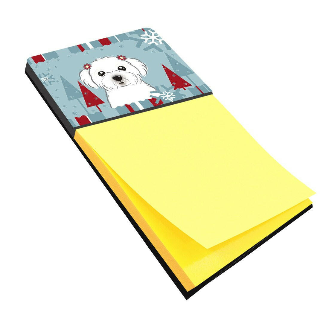 Winter Holiday Maltese Sticky Note Holder BB1704SN by Caroline's Treasures