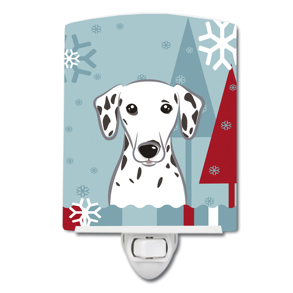 Winter Holiday Dalmatian Ceramic Night Light BB1706CNL - the-store.com